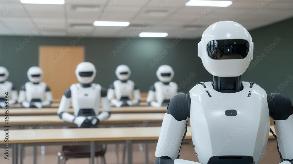Smart classroom with robots assisting students in learning Smart classroom with robots assisting students in learning