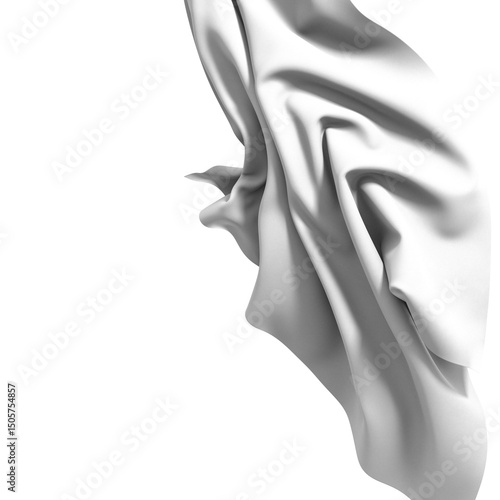 Close up of a white liquid ...