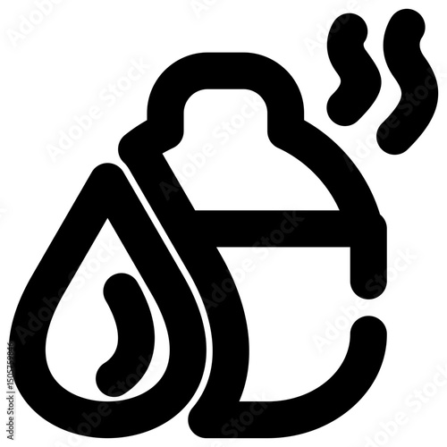 Steam Outline Icon