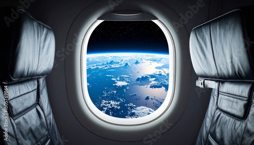 view from airplane window