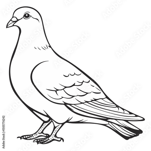 pigeon, animal, vector, transparent background, nature, wildlife, wing, dove, feather, isolated, peace, freedom, beak, symbol, wings, cute