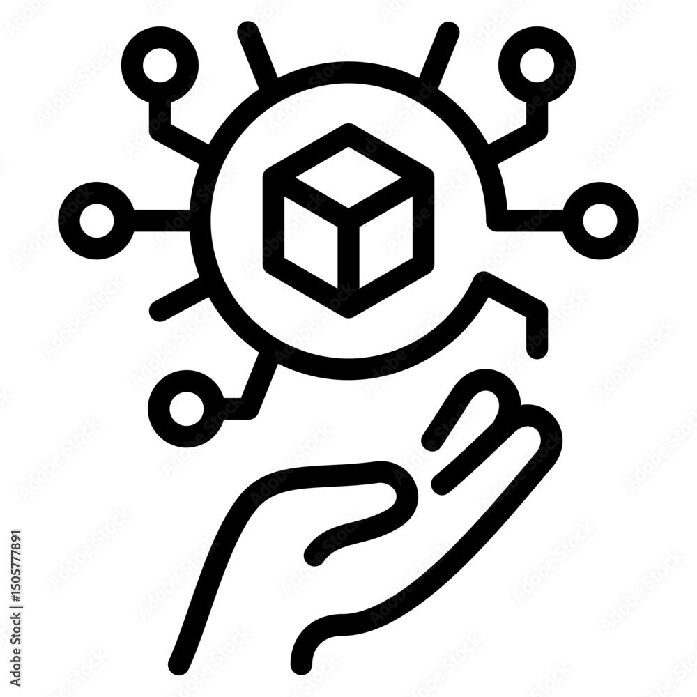 Obraz premium Crypto