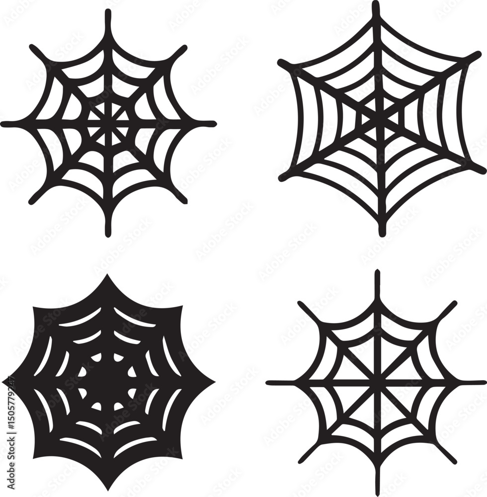 custom made wallpaper toronto digitalvector illustration of a spider, spider web vector illustration, spider web silhouette vector isolated on white background