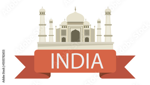 taj mahal vector