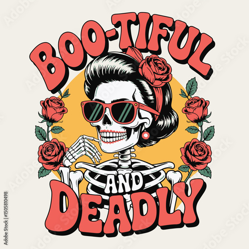 groovy-vintage-style-t-shirt-quote-boo