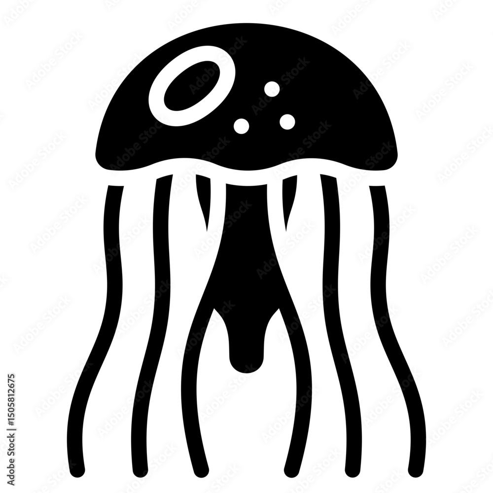Naklejka premium Jellyfish