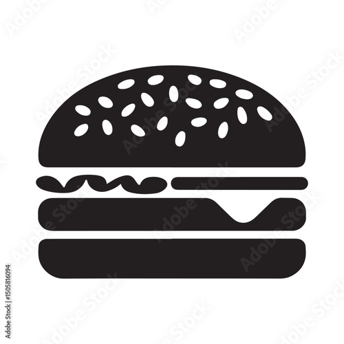 fast food burger icon