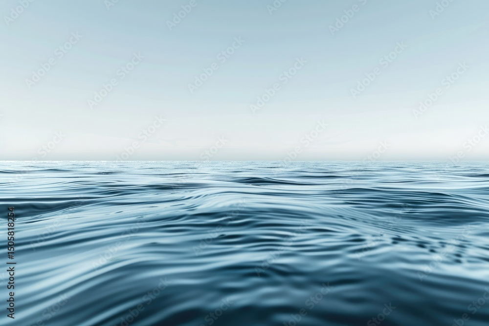 High Resolution of Empty Water Surface with Motion Blur, 3D RenderingHigh Detail, 8K High Resolution of Empty Water Surface with Motion Blur, 3D RenderingHigh Detail, 8K