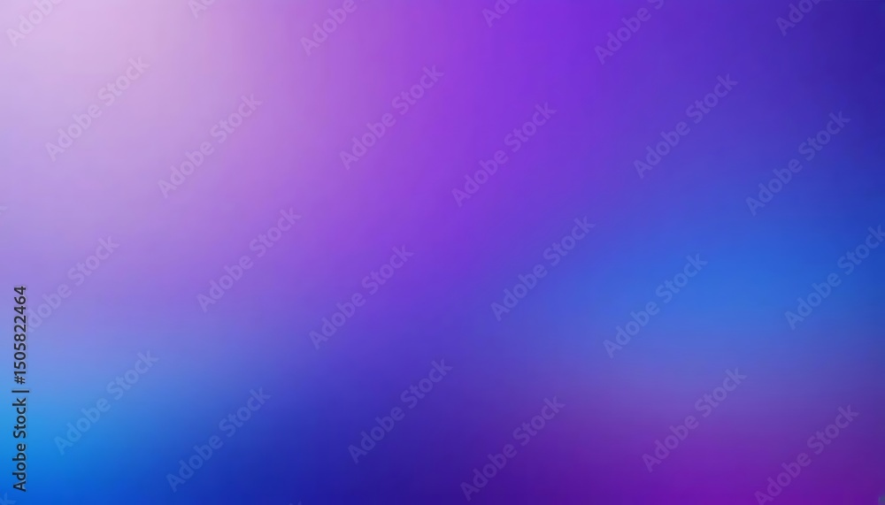 Obraz premium A smooth gradient of ethereal lilac, violet, and sapphire hues creates a calming background image.