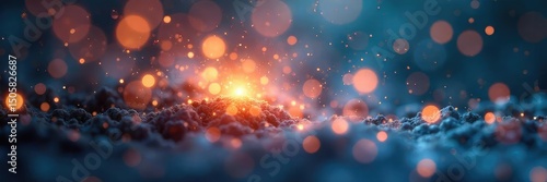 Intricate bokeh lights create a mystical, ethereal atmosphere, suggesting spiritual awakening and inner peace Perfect for meditation, yoga, mindfulness, and spiritual growth themes , blurry, soul