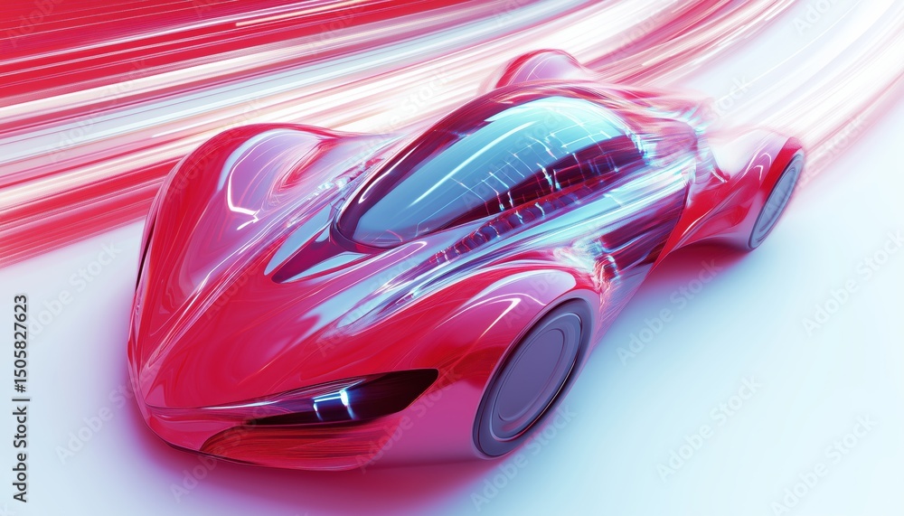 Fototapeta premium Modern Abstract High-Speed Motion Effect: A Futuristic Dynamic Motion Technology For Innovative Designs And Posters, Emphasizing Fast Speed And Impactful Visuals.