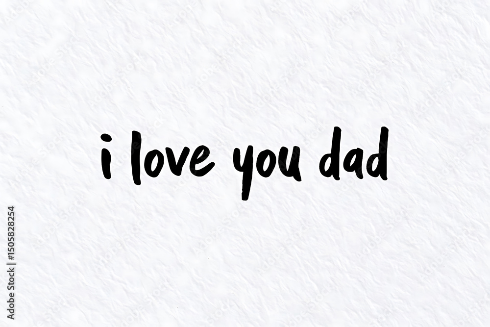 happy Fathers Day text on paper happy Fathers Day text on paper