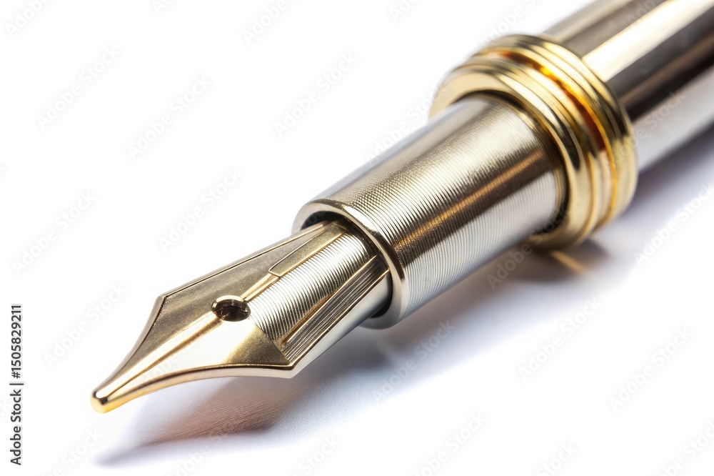 Close up of a Fountain Pen Nib Close up of a Fountain Pen Nib