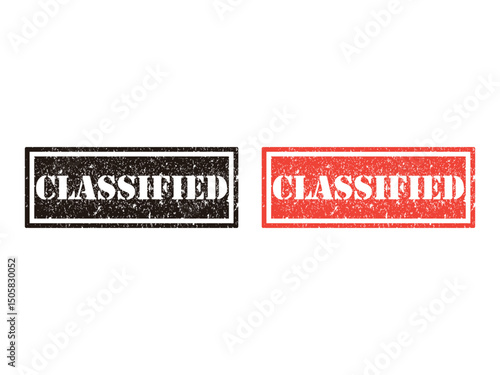classified grunge stamp design, vector, isolated on transparent background