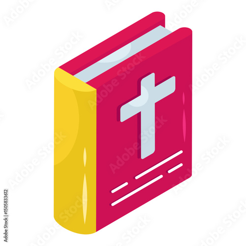 Vector design of bible, holy book 
