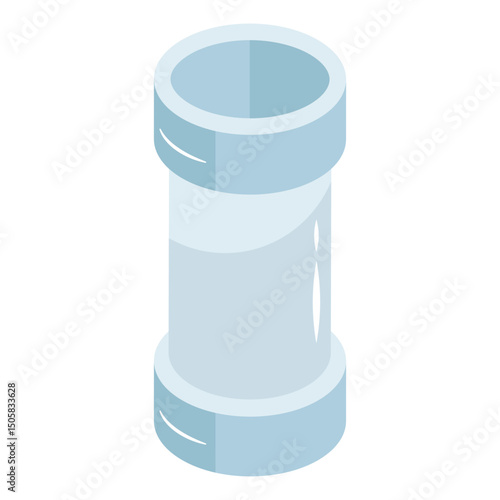 Modern design icon of pipe 
