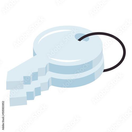 Vector design of key 