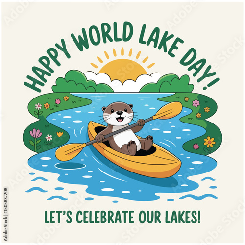 World Lake Day flyer poster image 10.eps