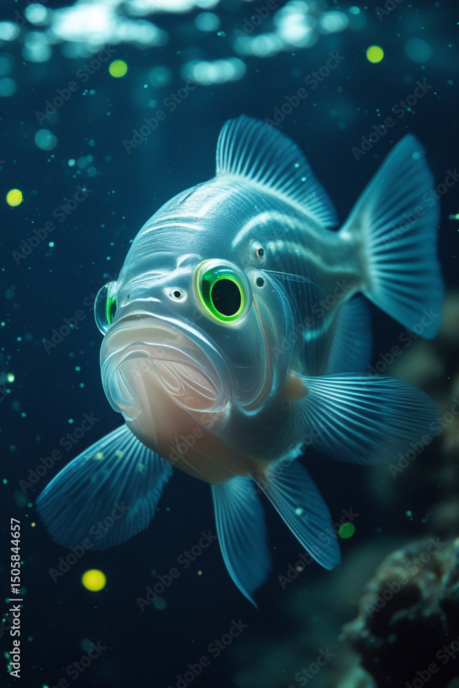 Fototapeta premium tropical fish in aquarium