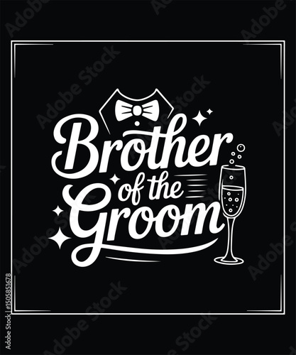Brother Of The Groom Graphic Design