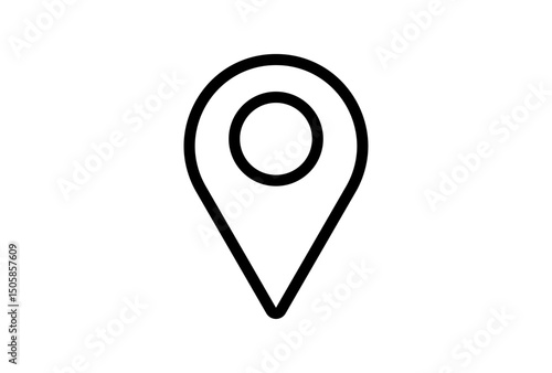 Simple directional magnet icon