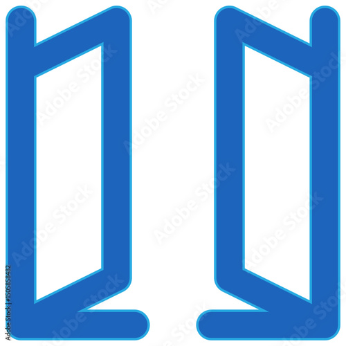Open Blue Icon