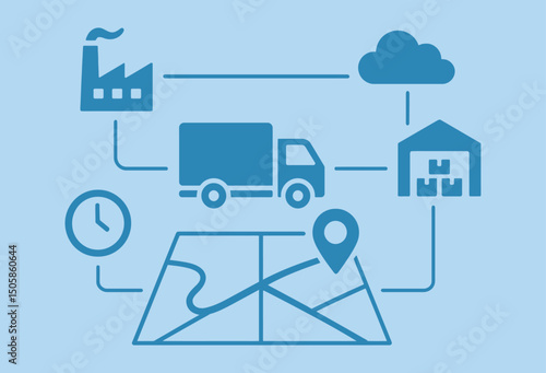 Streamlined Logistics A Simple Illustration of the Supply Chain Journey