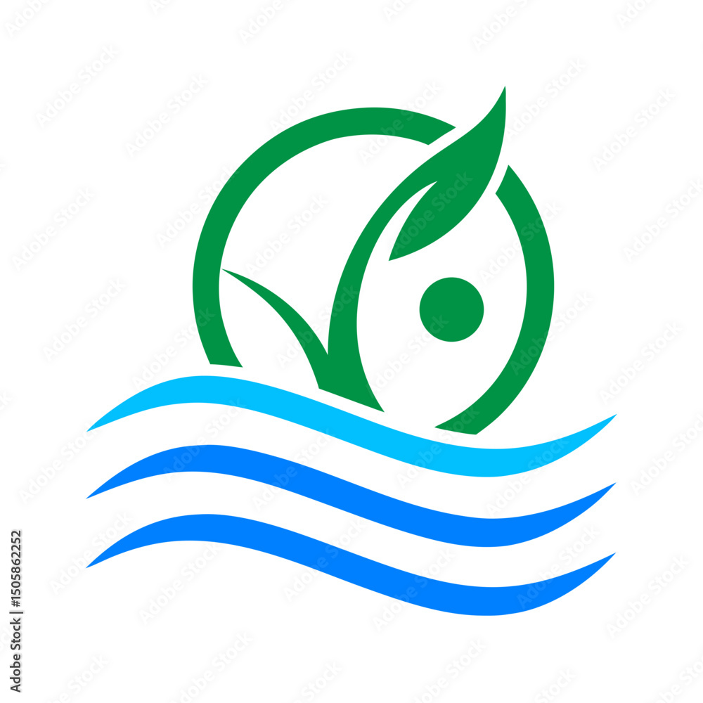 Fototapeta premium green leaf icon