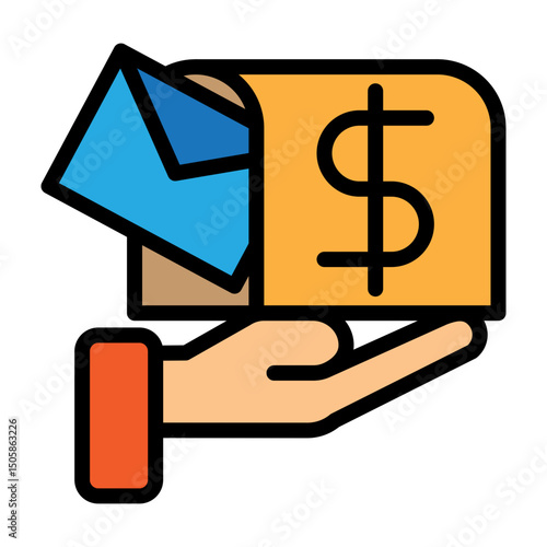 Sponsored Post  Vector Filled Icon Design