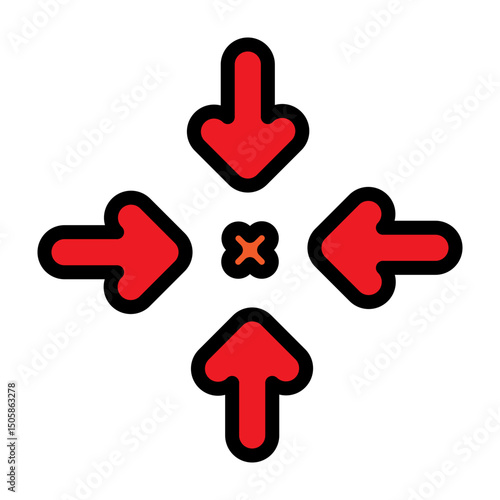 Focus  Vector Filled Icon Design