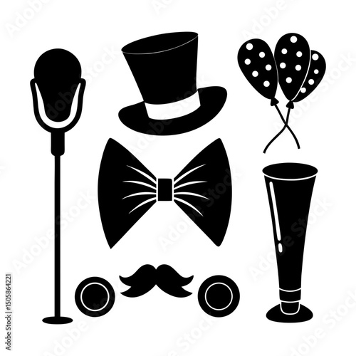 Event Accessories silhouette vector