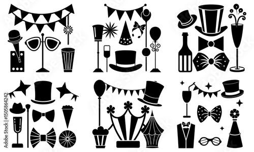 Event Accessories silhouette vector