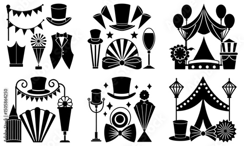 Event Accessories silhouette vector