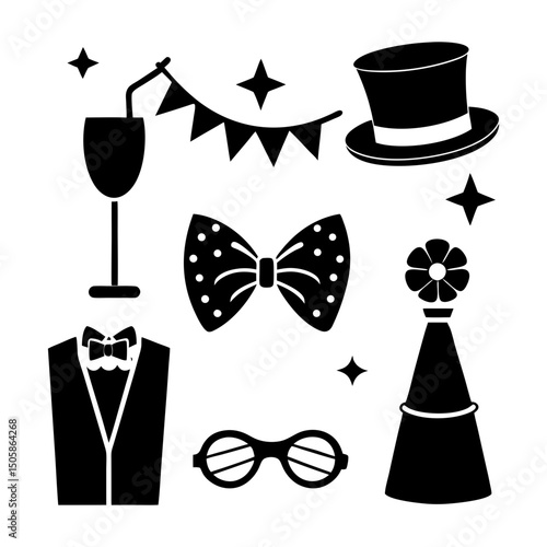 Event Accessories silhouette vector