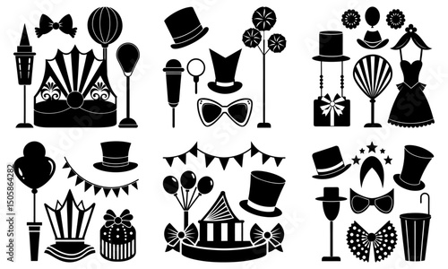 Event Accessories silhouette vector