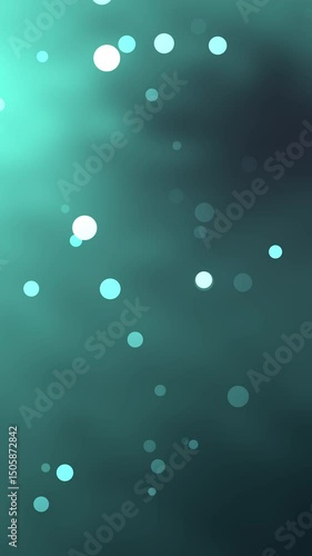 Wallpaper Mural Turquoise and blue abstract gradient background with white circles suitable for digital designs, social media graphics, and presentation slides. Torontodigital.ca