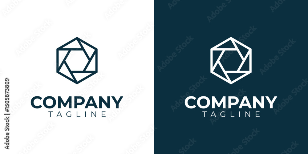 vector modern geometric logo premium template vector modern geometric logo premium template