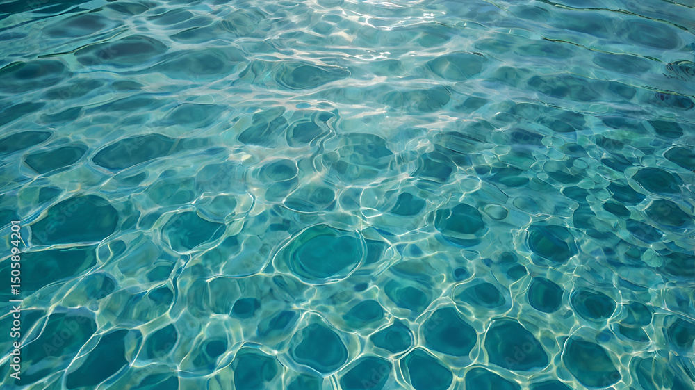 Obraz premium blue water background