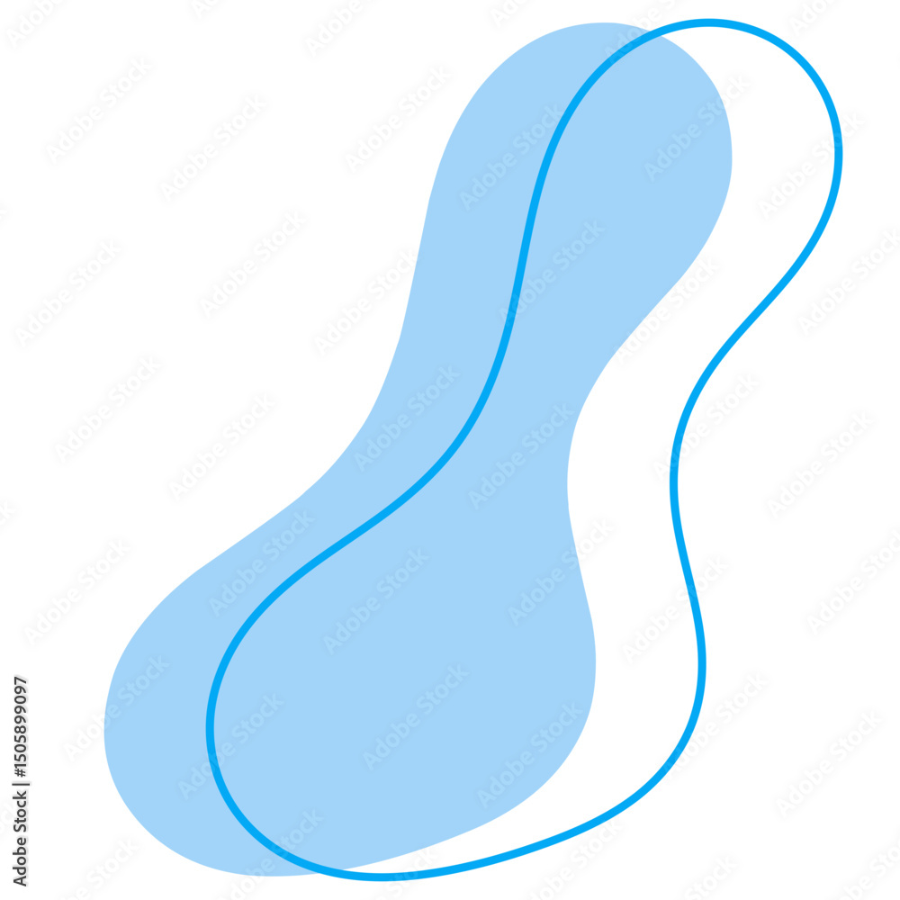 Simple Abstract Blob Shape Simple Abstract Blob Shape