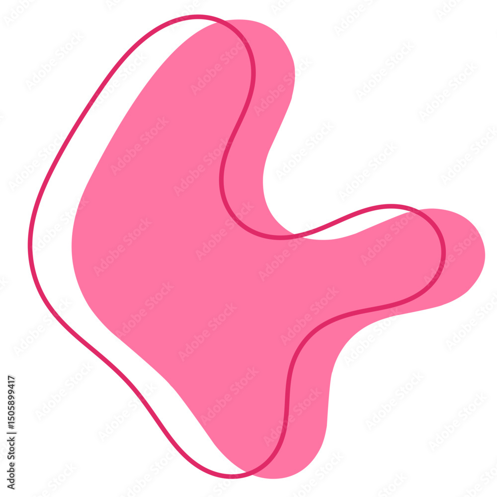 Simple Abstract Blob Shape Simple Abstract Blob Shape