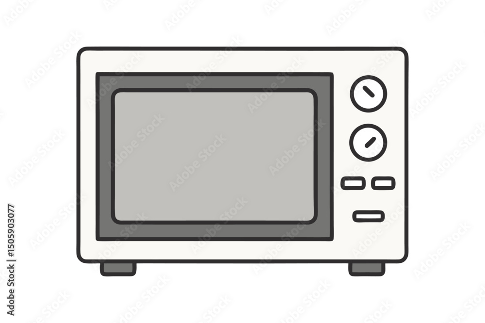 microwave oven outline black and white vector illustration microwave oven outline black and white vector illustration