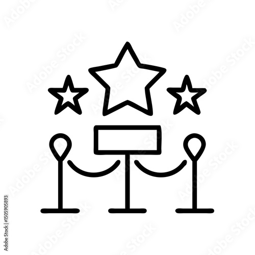 Vip celebration on transparent background for web and graphic design
