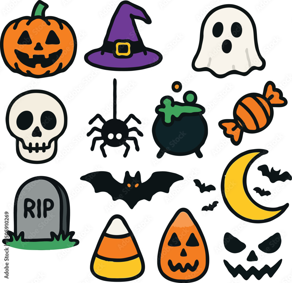 halloween icons set
halloween icons set