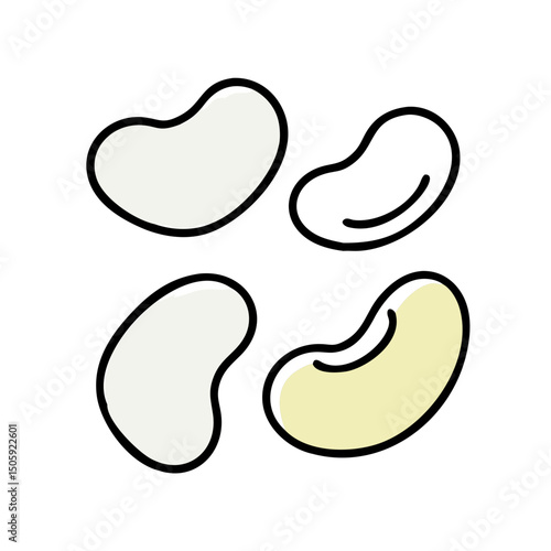 Lima Beens Vector Transparent Background