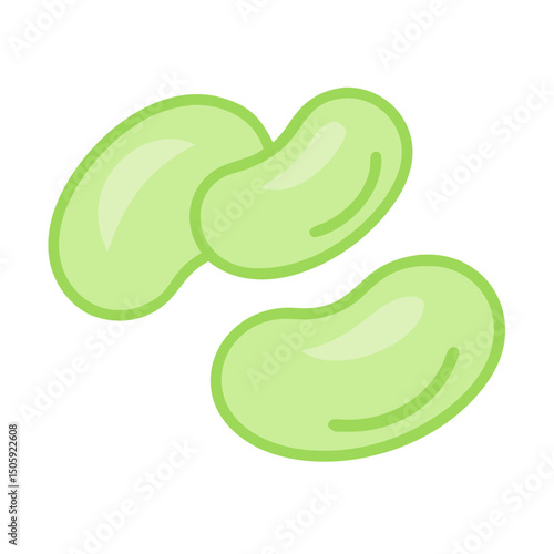 Lima Beens Vector Transparent Background