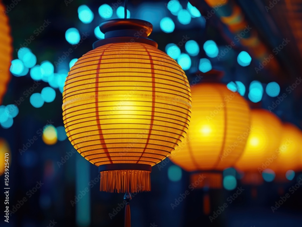 Chinese Lanterns at Night Chinese Lanterns at Night