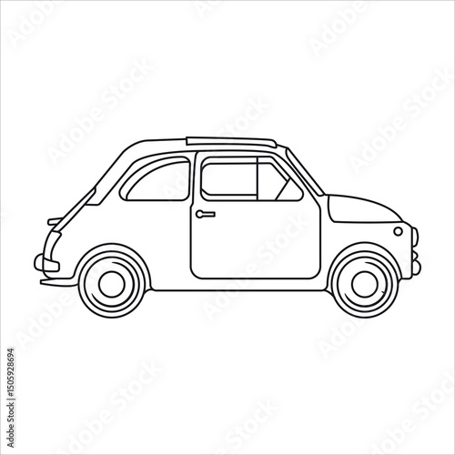 Here's the sentence:

Automotive vector illustration of a sports utility vehicle for transport and road design