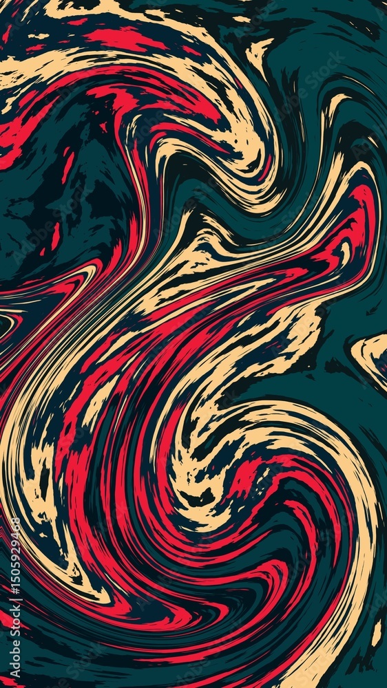 Fototapeta premium digital art in liquid form, watercolor. background