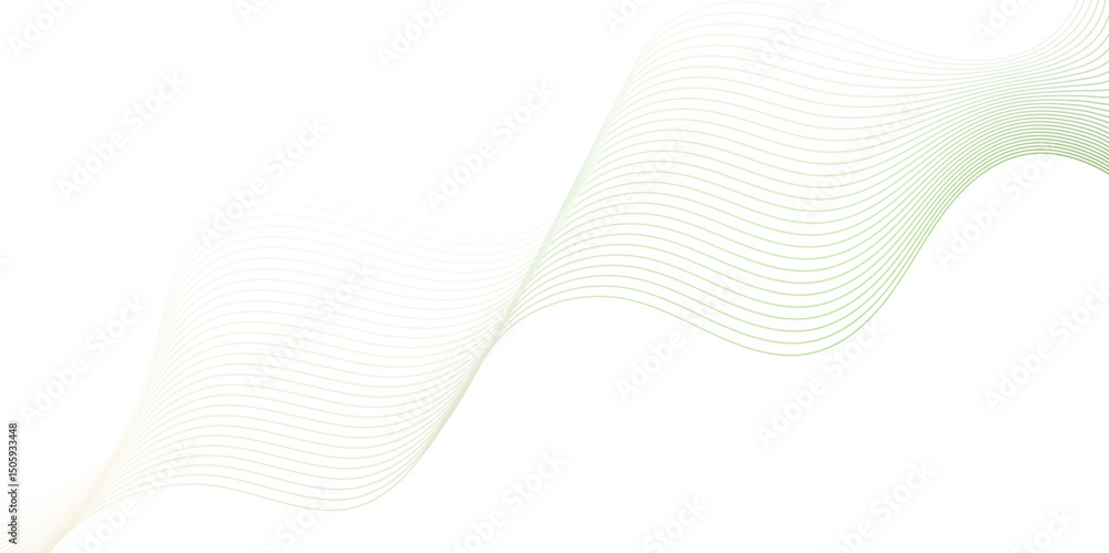 Fototapeta premium Wave Line Background Smooth Abstract Gradient Modern Flow Design 
