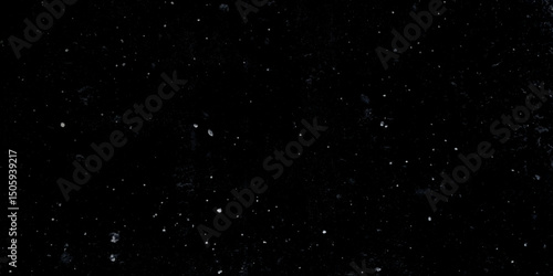 Snow flakes winter snowfall white light vector background. Christmas background, white snow on black background for edit photo.